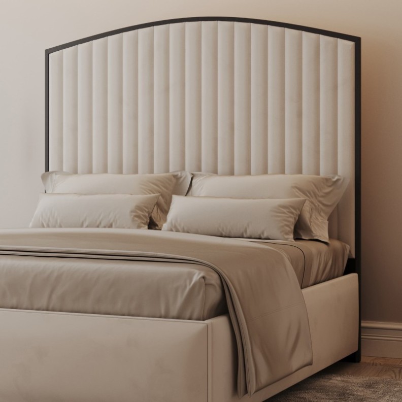 Curvo Metal Bed