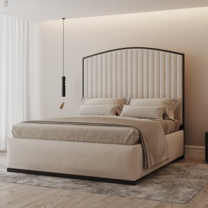 Curvo Metal Bed