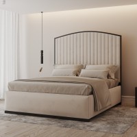 Curvo Metal Bed